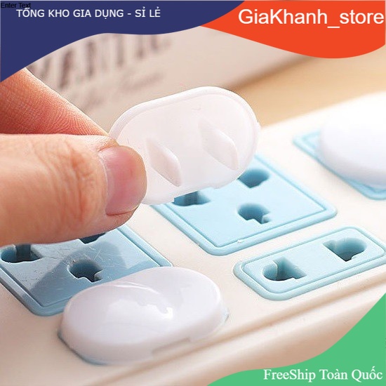 [FREESHIP] Nút Chặn Ổ Điện An Toàn Bảo Vệ Cho Bé - Loại Dày Cách Điện Tốt