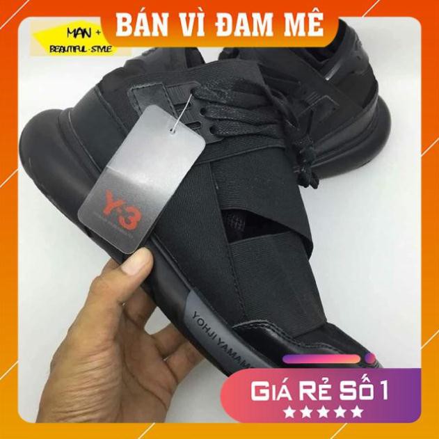 [Feeship_hang cao cap] Giày thể thao ADIDAS Y3 QASA đen (Full box)