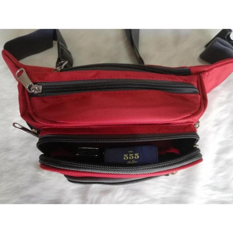 Túi đeo hông , Túi đeo bụng , túi đeo ngang bụng thể thao , túi bao tử chống thấm nước 6 ngăn tiện dụng V-Star | BigBuy360 - bigbuy360.vn