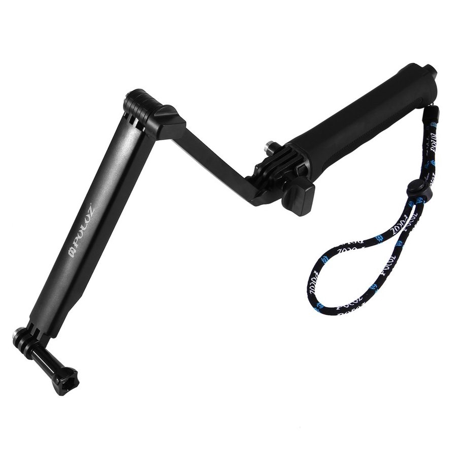 For Gopro Hero Accessories Puluz 3 Way Grip Arm Tripod Mount Selfie Stick