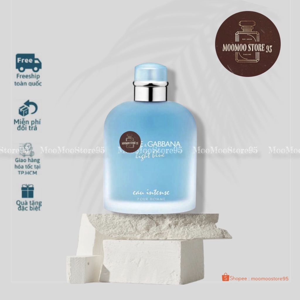 -𝐌𝐨𝐨𝐌𝐨𝐨- 𝐃𝐨𝐥𝐜𝐞 &amp; 𝐆𝐚𝐛𝐛𝐚𝐧𝐚 Light Blue Eau Intense Pour Homme | Nước hoa nam | Tươi mát, Nam tính, Cuốn