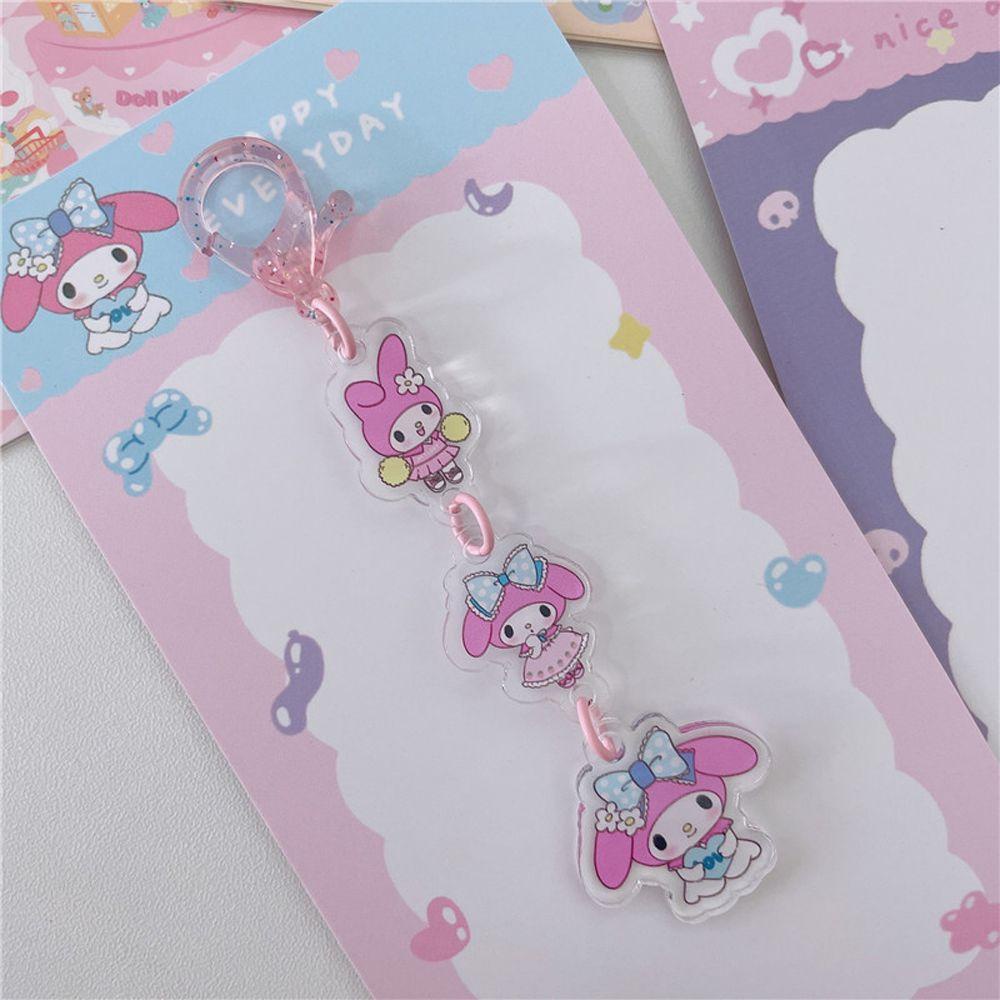 Lanfy Móc Chìa Khóa Hình Melody Hoạt Hình Nhật Bản Dễ Thương Nhiều Màu Sắc