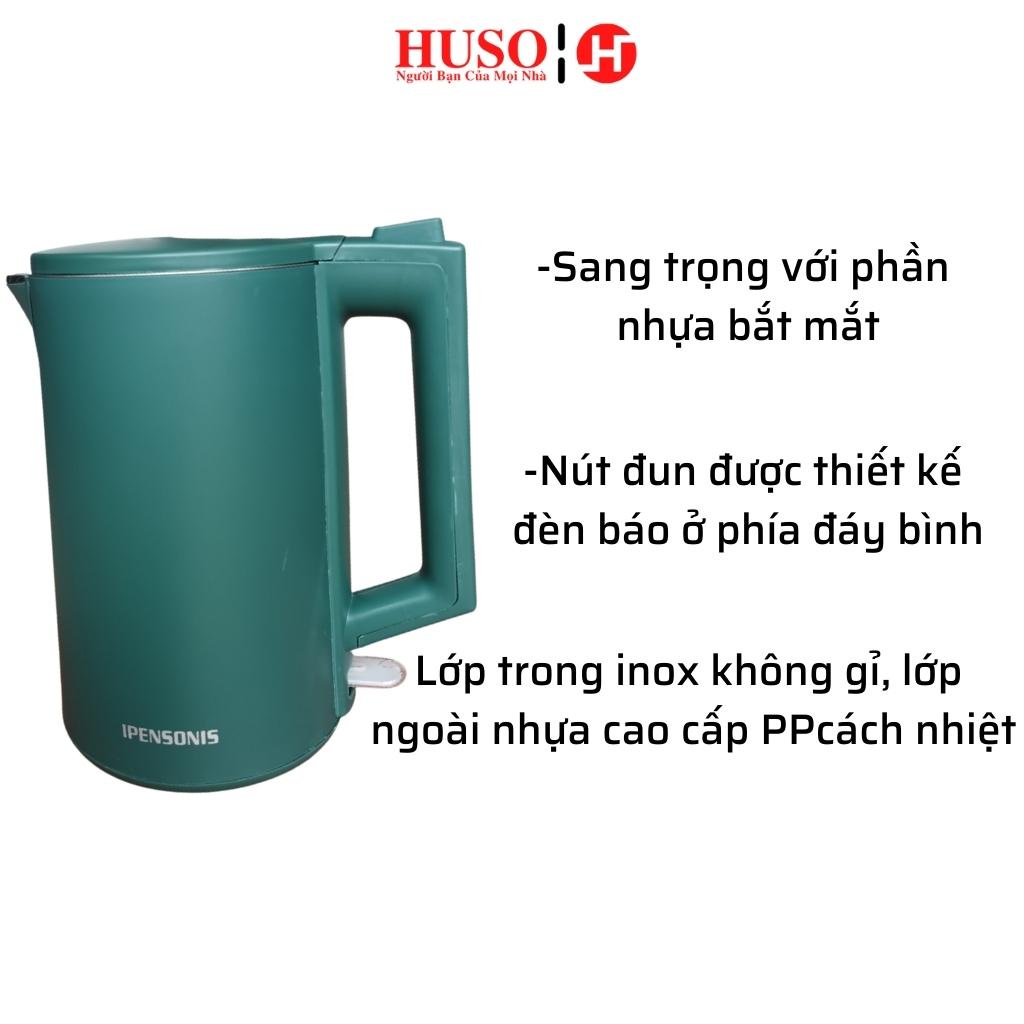 Ấm Siêu Tốc - MIUSHITA MS 1928, Ấm Đun Siêu Tốc Chất Thiệu Thép SUS 304 Không Rỉ An Toán Sức Khỏe