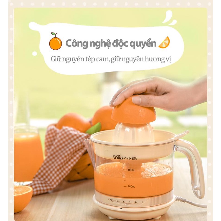 Máy vắt nước cam Bear, Máy vắt nước cam tự động 2 chiều  Bear CZJ-A04B1 400ml