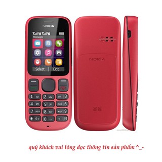 Điện Thoại Nokia 101, Nokia 105 - Máy 2 Sim 2 Sóng Máy Zin Đủ Phụ Kiện Pin Sạc