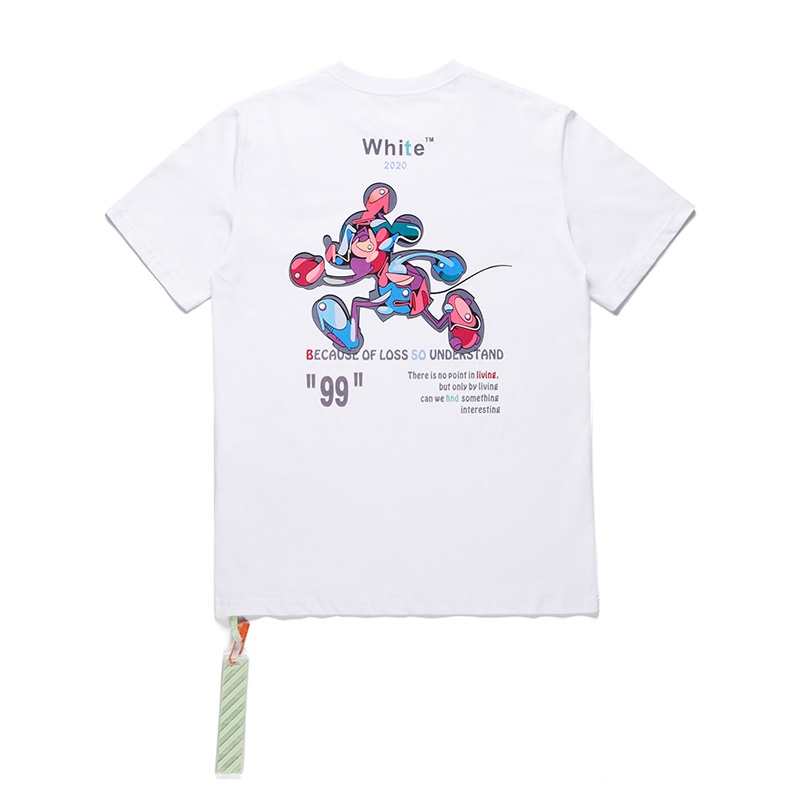 Đồng Thương Hiệu Phong Cách Chạy Chuột Mickey Mũi Tên In Hình Vòng Tròn Cổ Rộng Tay Ngắn áo Thun Tốt Nhất