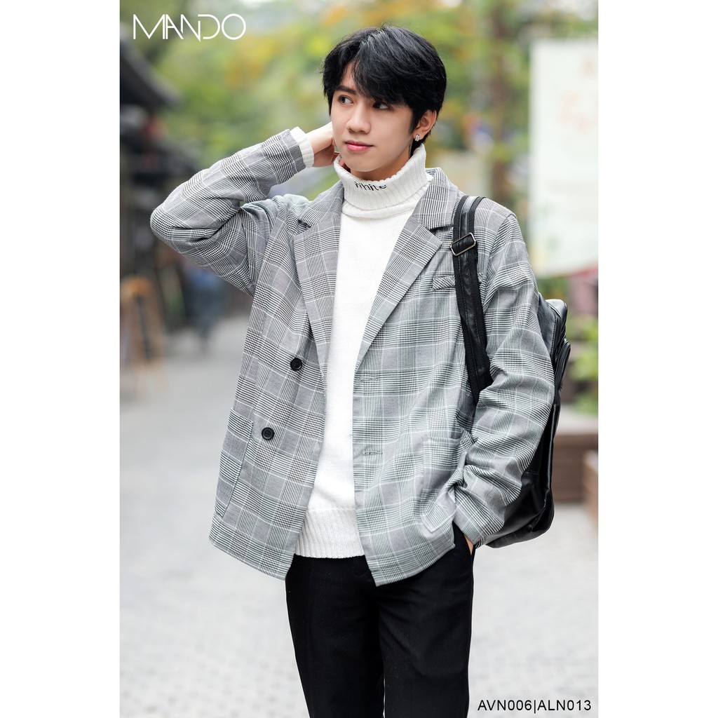 Áo Khoác BLAZER & VEST Form Rộng Phong Cách Hàn Quốc Thời Trang Nam ManDo - AVN006 | BigBuy360 - bigbuy360.vn