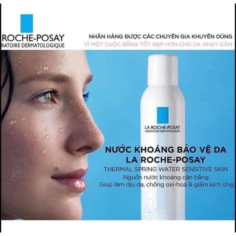 Xịt Khoáng Làm Sạch Và Làm Dịu Cho Da Nhạy Cảm La Roche-Posay Thermal Spring Ưater 50/150/300ml