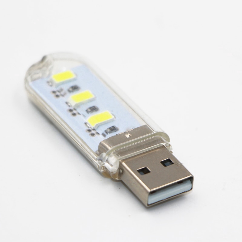Đầu usb có 3 đèn led 5V bóng trắng ấm để đọc sách | BigBuy360 - bigbuy360.vn