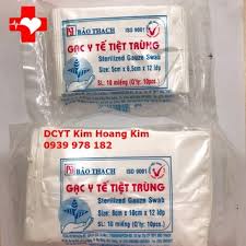 Thương hiệu: BẢO THẠCH Gạc Y Tế Bảo Thạch lớn Tiệt Trùng Bảo Thạch 8 Cm X 10 Cm (10 Miếng)/ GAC BAO THACH