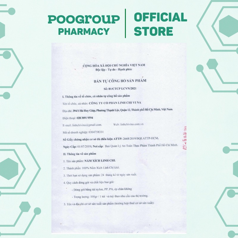 Nấm Xích Linh Chi Nhật Bản Thượng Hạng Cắt Lát Green Plus