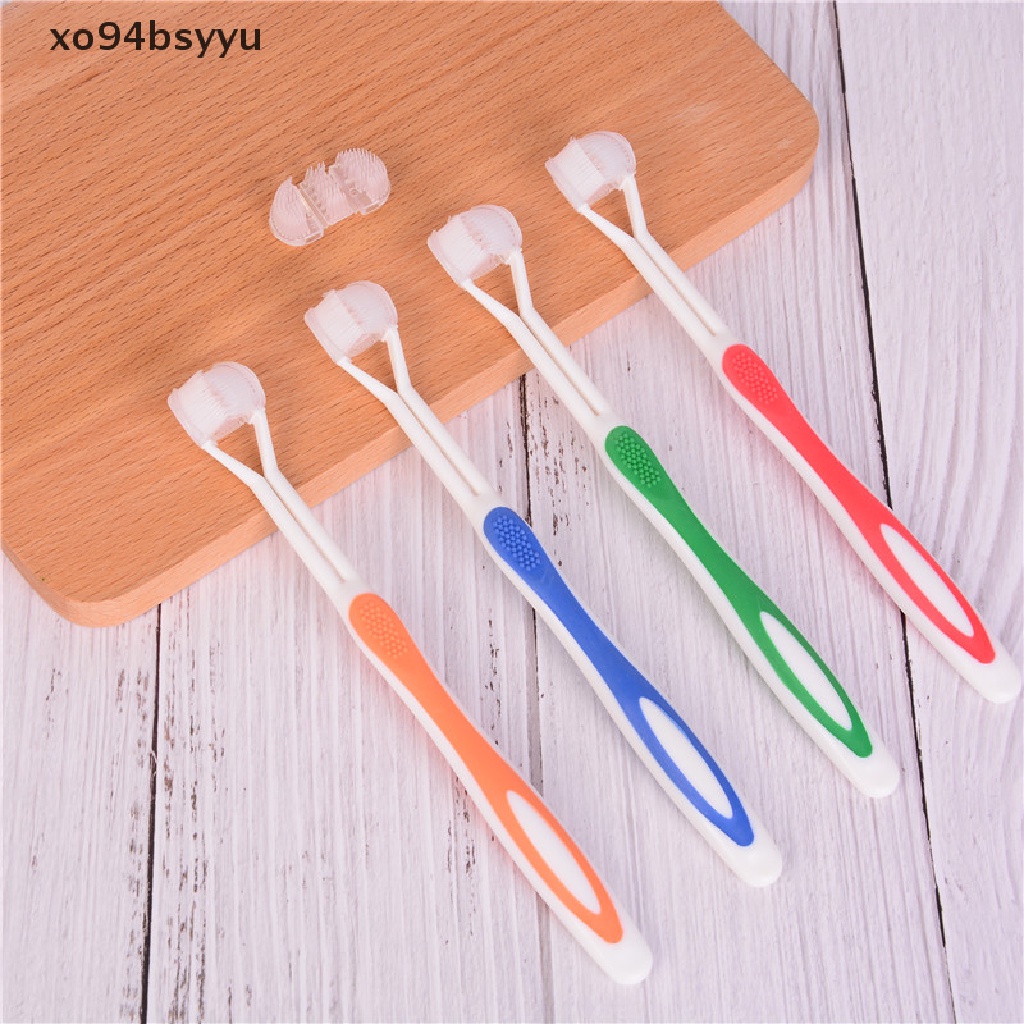 Bàn Chải Đánh Răng Lông Siêu Mịn 3 Mặt 1x Xo94Bsyu Dành Cho Trẻ Em