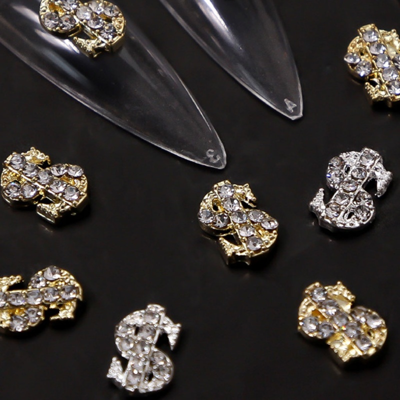 Đôi Khuyên Tai Đính Đá Hình Tờ Tiền Đô La Thời Trang Cho Nữ