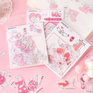 Set 40 Sticker Dán Trang Trí Dễ Thương