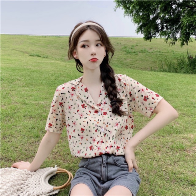 Áo sơ mi họa tiết