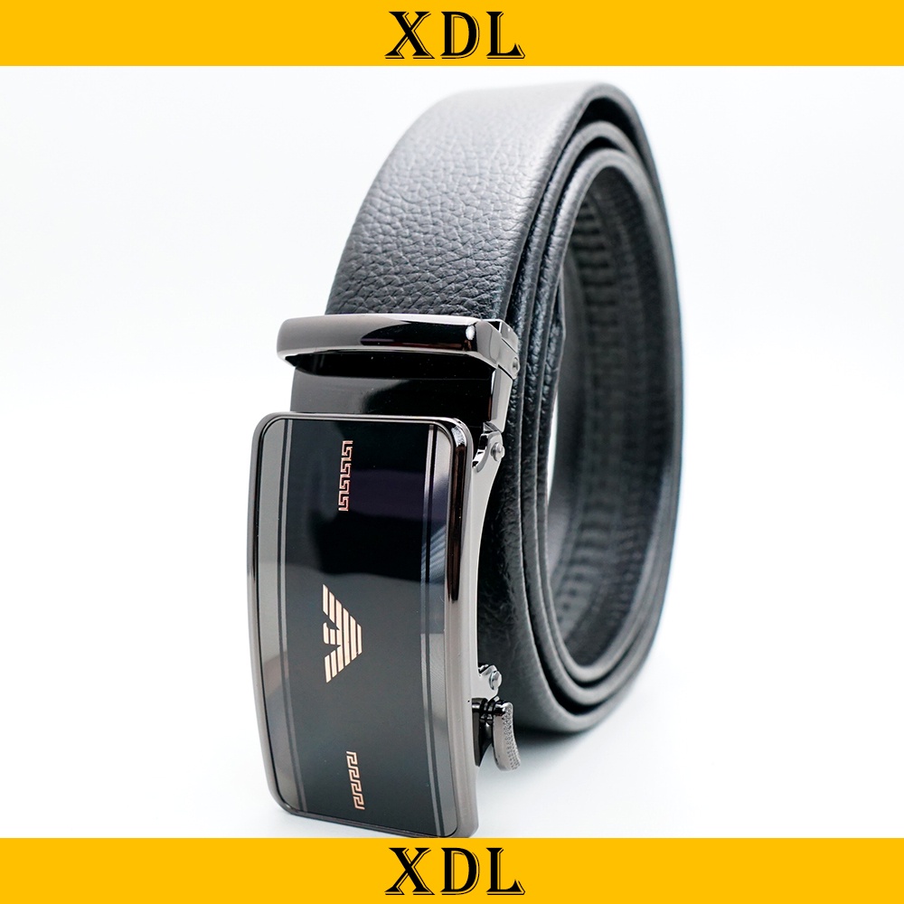 Thắt lưng nam, dây thắt lưng cho nam đầu khóa gạt phủ kính hiệu G294