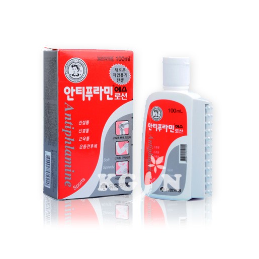 Combo Xoa Bóp: Dầu Nóng Hàn Quốc Antiphlamine 100ml + Cây Lăn Massage Giảm Nhức Mỏi Hiệu Quả