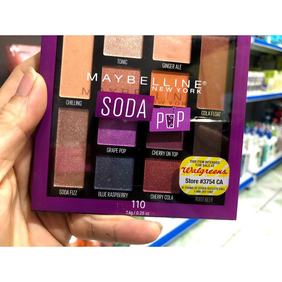 Bảng màu mắt sang chảnh maybelline soda pop