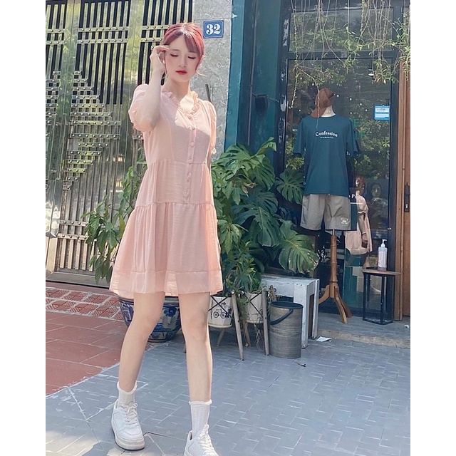 Váy Tiểu Thơ Cam Đào