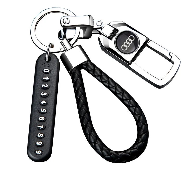 móc chìa khóa ô tô Audi móc khóa hợp kim