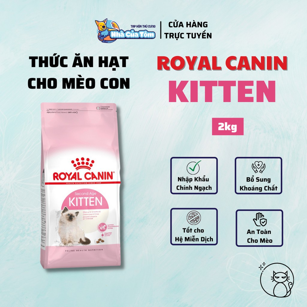 [2KG] Hạt Royal Canin Kitten Cho Mèo Con