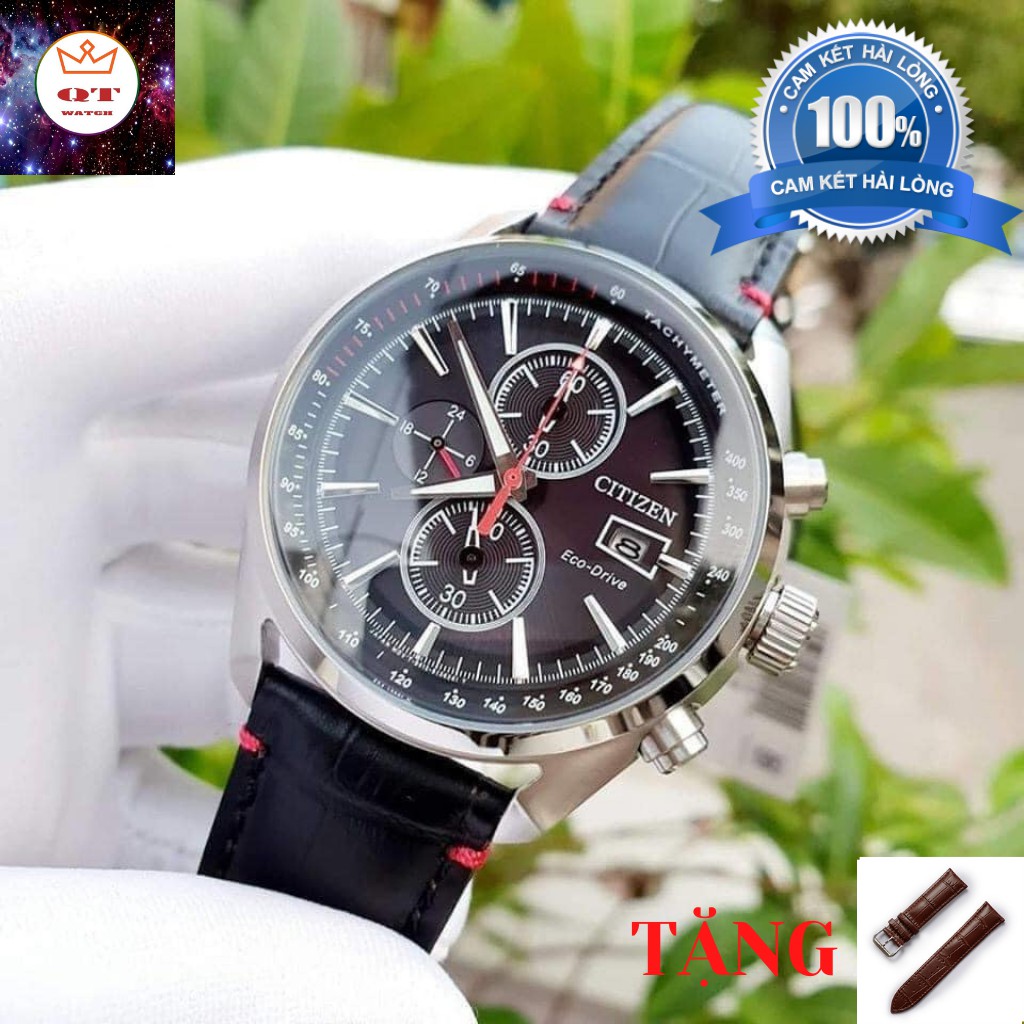 Đồng Hồ Nam CITIZEN Eco-Drive CA0369-11E Tặng Kèm Dây Da Cao Cấp