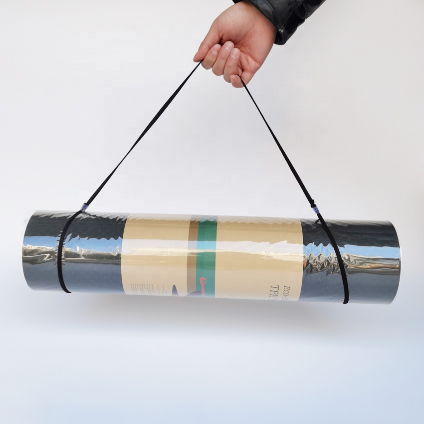 Dây Buộc Thảm Yoga Dây Buộc Thảm Tập Yoga Huy Bạt Bản Lớn Rộng 4cm Dài 125cm Chất Liệu Vải Dù Vòng Thun Co Giãn