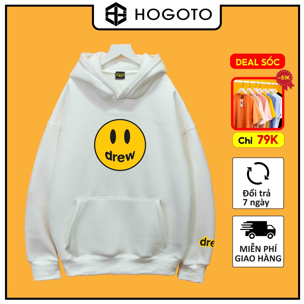 Áo nỉ Hoodie Drew house mặt cười Hogoto shop , áo nỉ bông hoodie unisex nam nữ | WebRaoVat - webraovat.net.vn