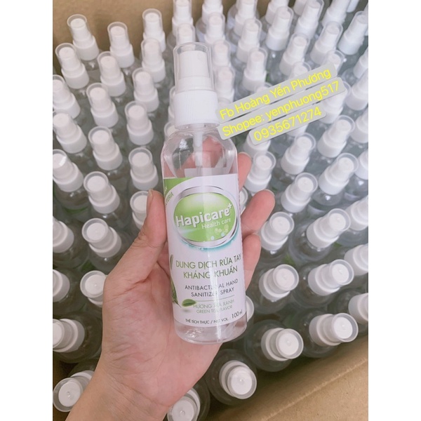 XỊT KHỬ KHUẨN 500ml HAPICARE