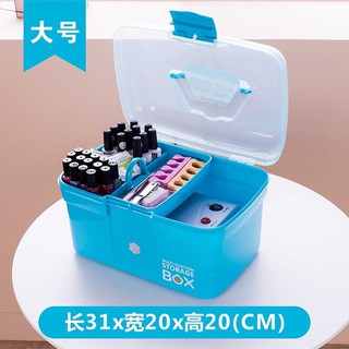 cốp nhựa đựng đồ nail đồ dụng cụ box