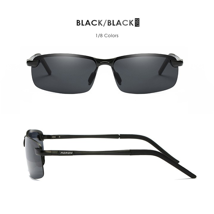 Mắt kính phân cực polarized chống chói, chống tia UV, gọng kim loại, khớp lò xo - Mã số MK1802