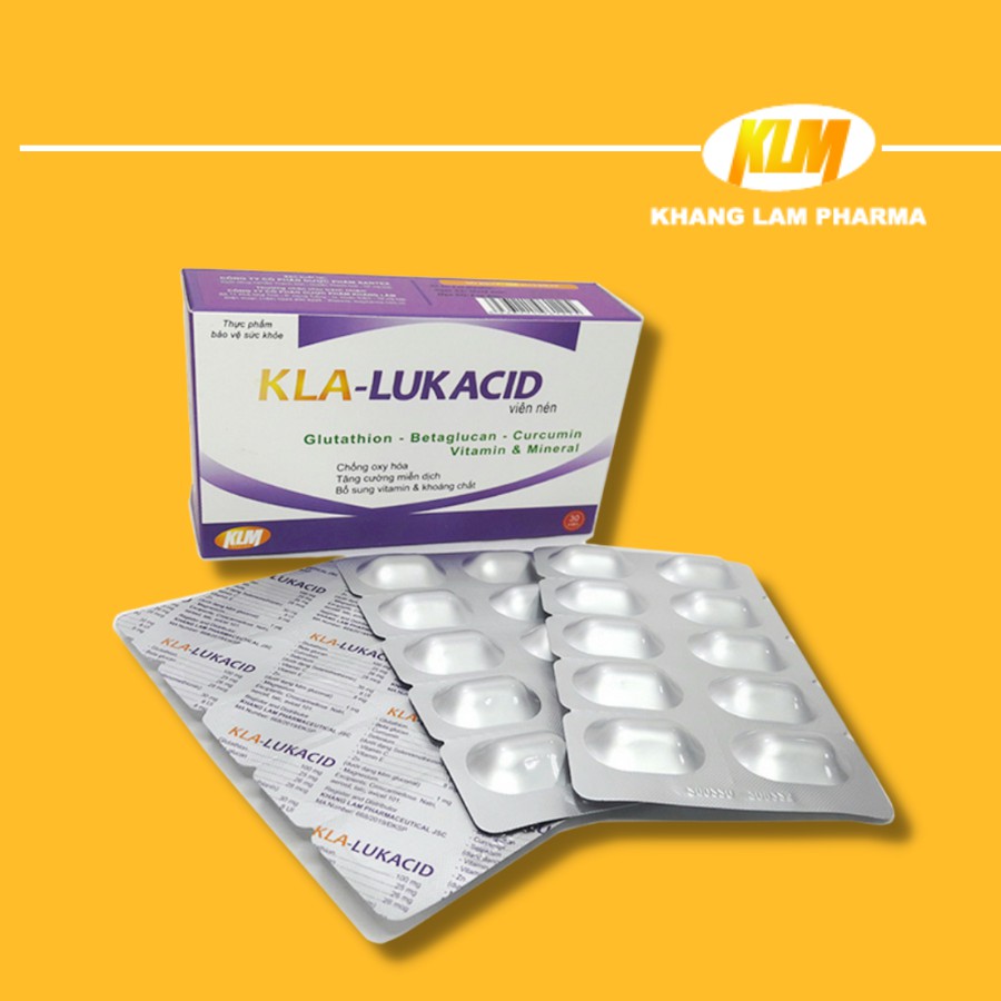 Viên uống KLA Lukacid Khang Lâm Pharma Giúp tăng cường hệ miễn dịch, tăng cường khả năng sinh sản