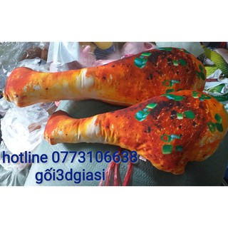 GỐI ÔM ĐÙI GÀ 3D 60cm