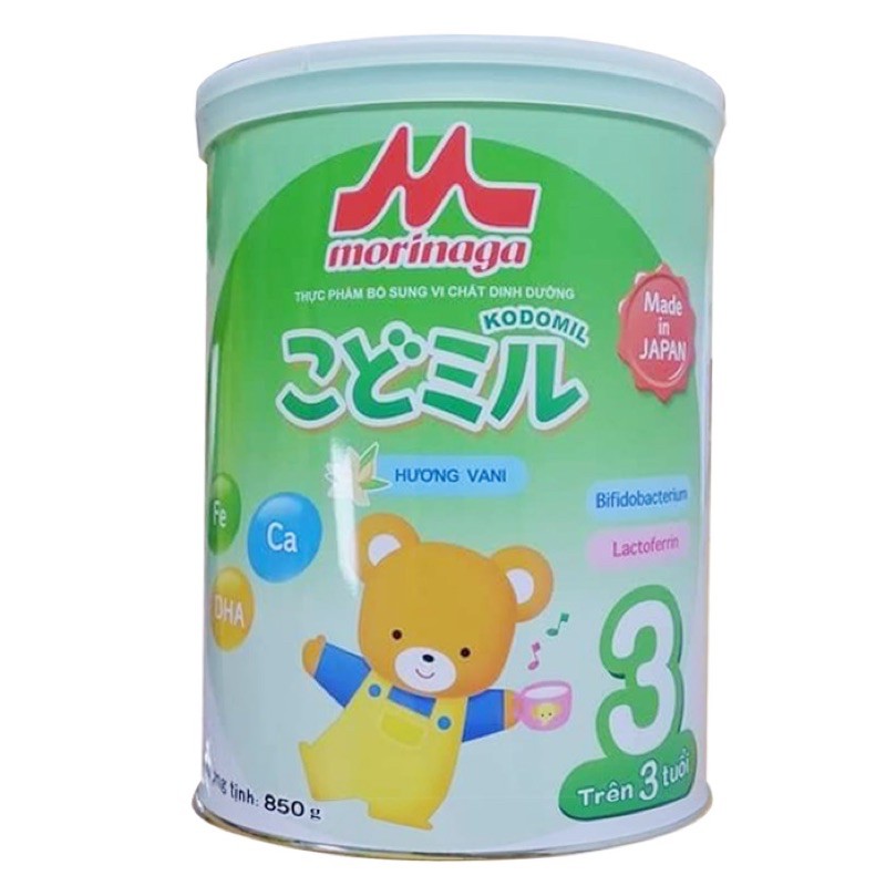 Sữa Bột Morinaga 1,2,3 850gram-Nhập khẩu (kèm quai đổi quà)