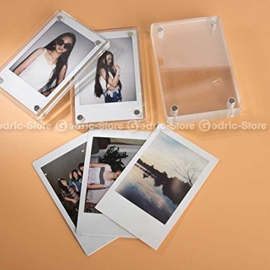 Album Ảnh Từ Tính Bằng Acrylic 5.5 Inch Cho Fujifilm Instax Mini 8 / 9 / 11 / 25 / 50 /