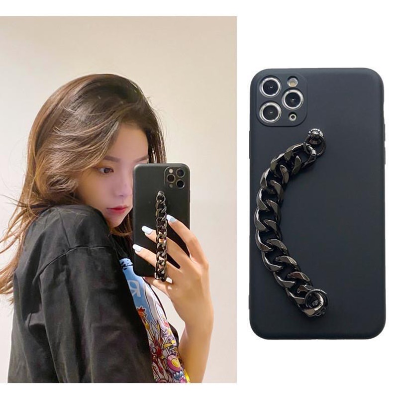 Ốp Điện Thoại Mềm Có Dây Đeo Cho IPhone 12 13 Pro Max 12 Mini IPhone 7 8 Plus XS Max XR IPhone 11 Pro Max Se 2020