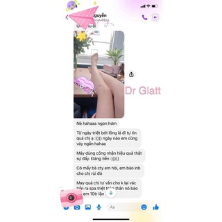 [BH 2 NĂM HÀNG CHÍNH HÃNG] Máy triệt lông vĩnh viễn và trẻ hoá da DR GLATT