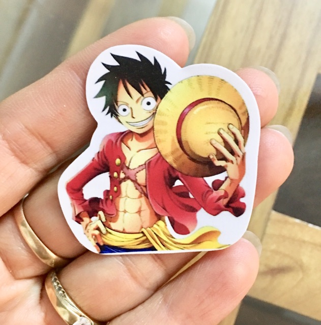 Sticker one piece 20-50 ép lụa chống nươcs xươcs bay màu cái bóc dán nhiều mẫu ngẫu nhiên