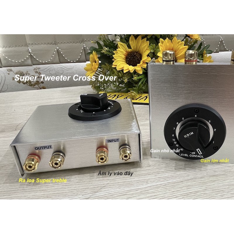 Phân Tần Loa Siêu Treble - Super Treble - Super Tweeter Cross Over ESSEX wire - 16 AWG