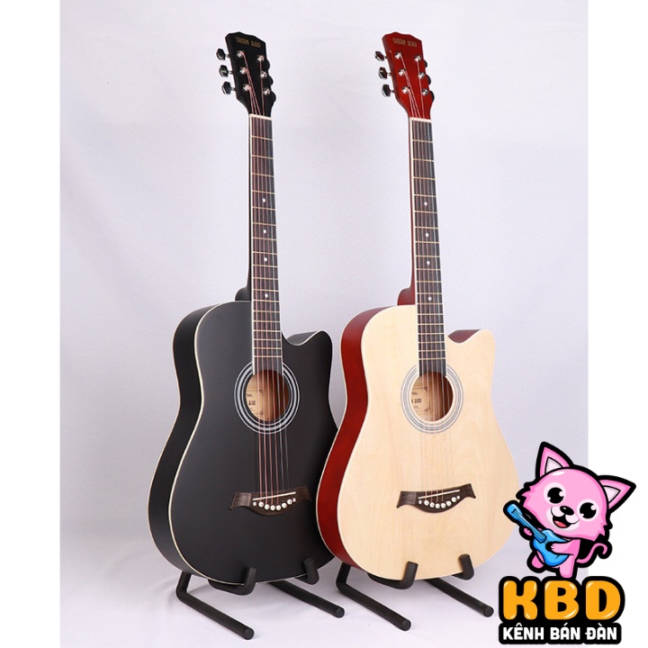 Đàn Guitar Acoustic Giá Rẻ KBD05 Màu Đen Nhám Dáng Khuyết - Hàng có sẵn