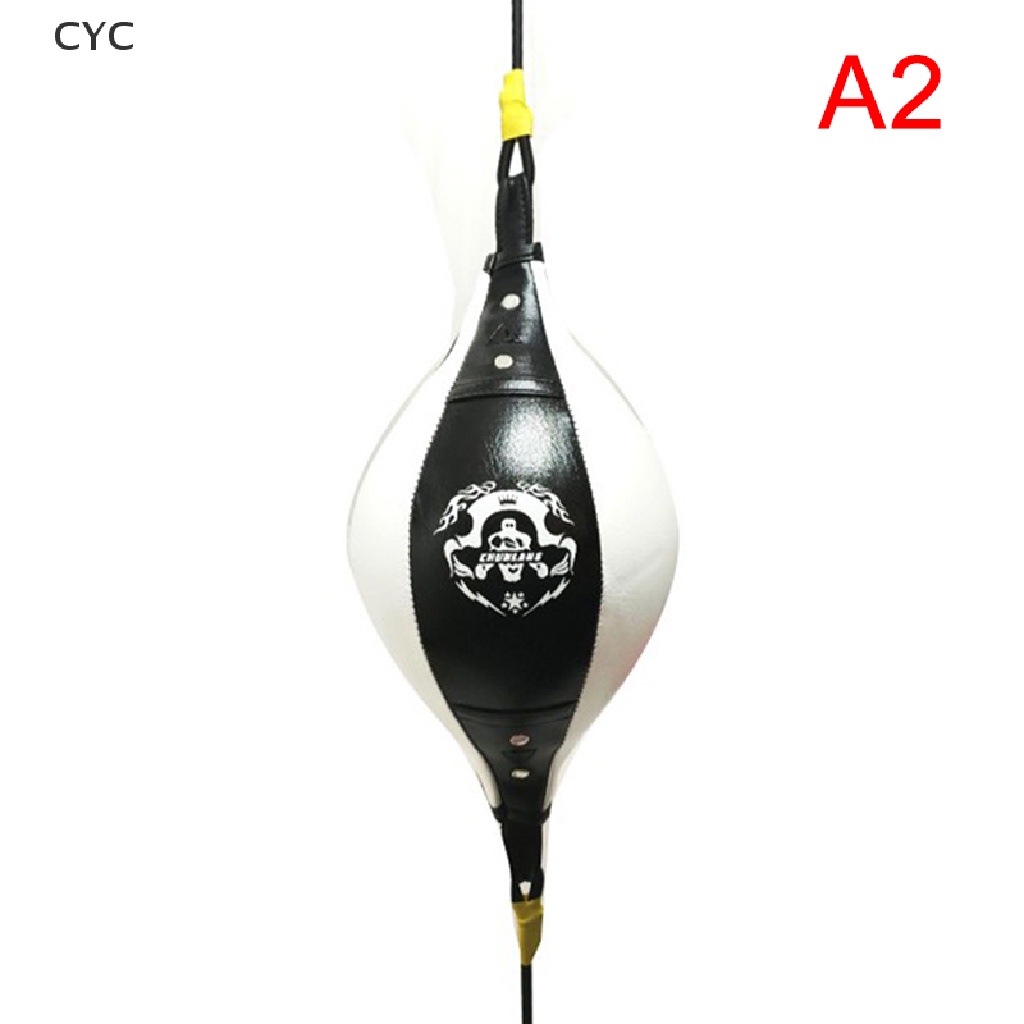 CYC Punching Ball PU Pear Boxing Bag Reflex Double End Boxing Dodge Speed Ball CY