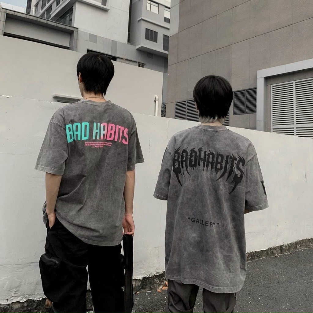 Áo Thun Unisex Tay Lỡ Form Rộng Nam Nữ Màu Đen Trắng Xanh Kem Tun Shop