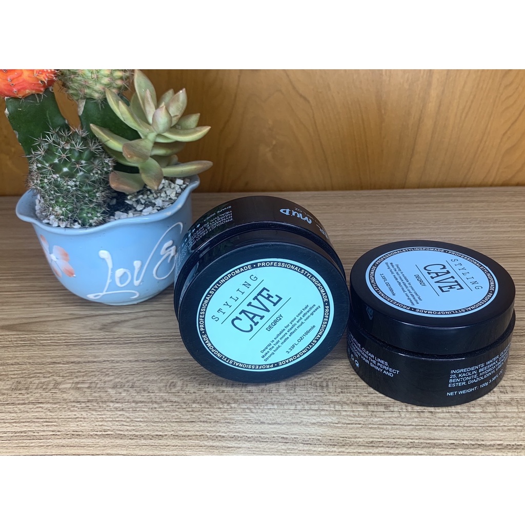 Sáp Vuốt Tóc Nam Styling Cave DEQRQY 100ml