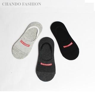 [Mã FASHIONMALLT4 giảm 15% tối đa 30K đơn 150k] Bộ 3 đôi tất lười nam Chando