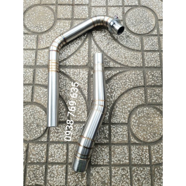 Cổ pô Tăng EXCITER WINER SONIC RAIDER SATRIA GSX Cổ 38 51ly gắn pô lon.