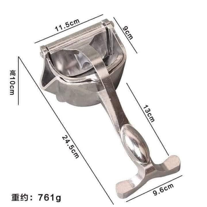 Dụng Cụ Ép Hoa Quả, Rau Củ, Trái Cây Bằng Tay 100% Kim Loại Chống Gỉ Cao Cấp