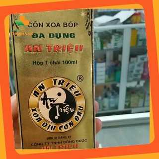 [Chất lượng] Cồn xoa bóp An Triệu 100ml - Xoa dịu đau lưng và nhức mỏi Cao cấp