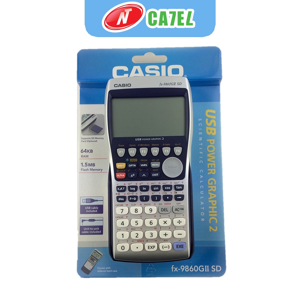 Máy tính CASIO FX 9860GII SD hàng chinh hãng bảo hành 2 năm