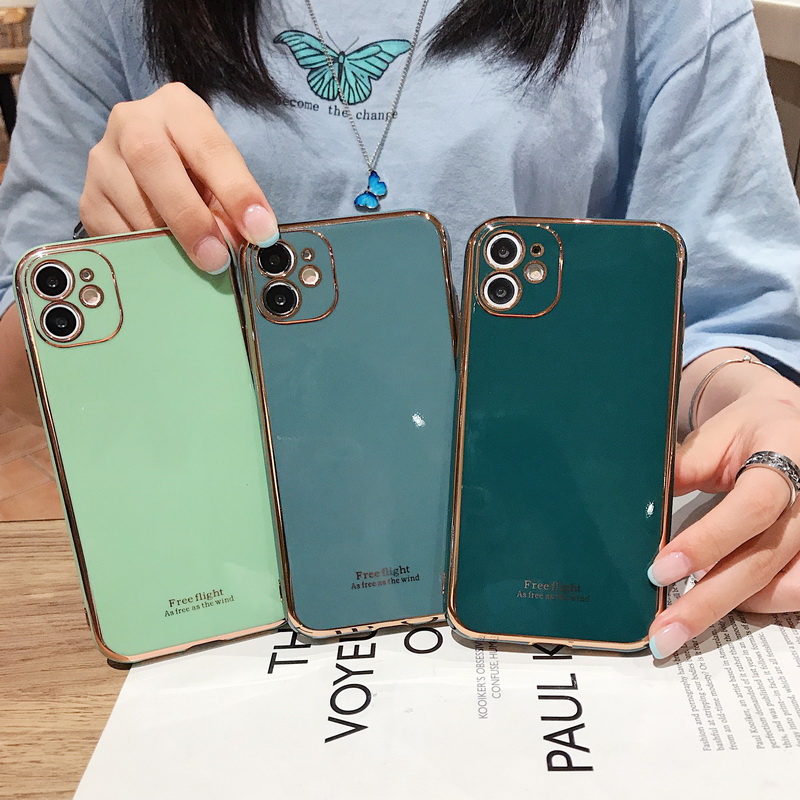 Ốp điện thoại khung vuông mạ vàng cho Xiaomi Redmi 9a 9c 9 8a 8 7a 7 Note 9 8 Pro | BigBuy360 - bigbuy360.vn