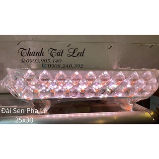 ✨ đài sen pha lê cao cấp size 25 x 30 - 7màu ✨